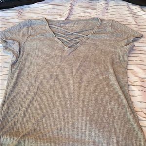 Cute short sleeve with crosses, worn once